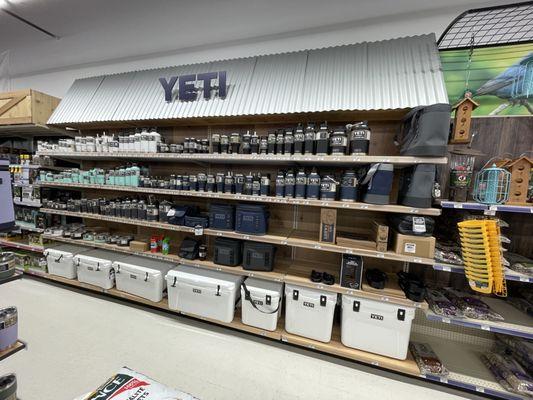 Yeti display.