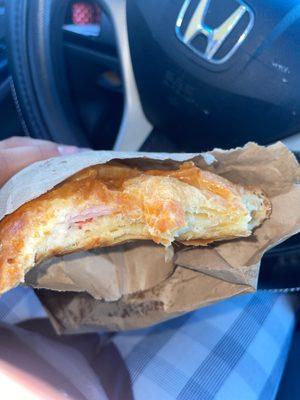 Best ham & cheese croissant amazing !