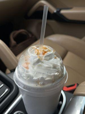 Frozen caramel coffee