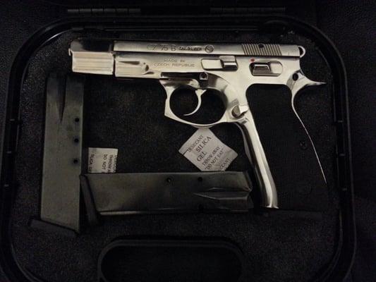 CZ 75B stainless steel