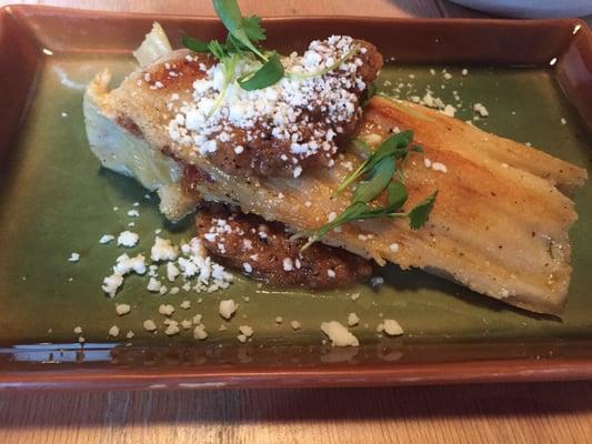 Lamb neck tamale