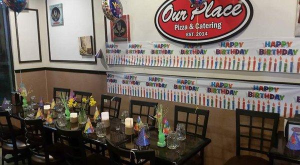 We have place to host your small party! Just let us know and let us help you!