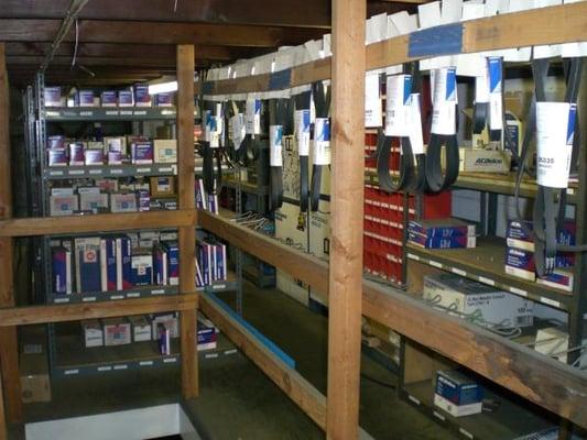 Usually fully stocked with original AC Delco filters, belts, and tune up components