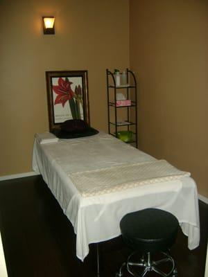 Private body massage rooms.