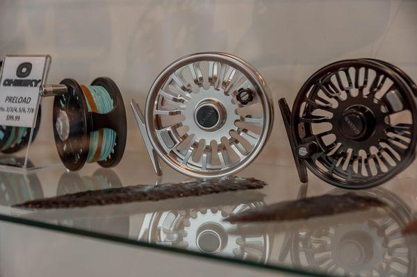 Need a fly reel for a 0wt  to a 12wt rod?  Ascent Fly Fishing can match your water, rod, and budget!  Never a Hard sell here!