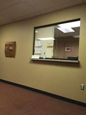 The reception area of your doctors office