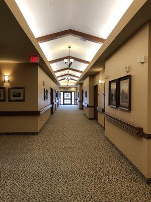 One of 5 hallways