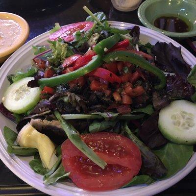 portabello salad, omitted the ricotta. best lunch option in the city. freshest ingredients and nicest owners.