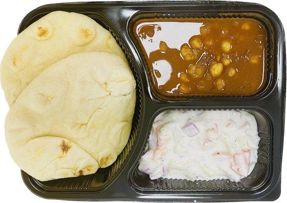 Chana Masala + Roti Box