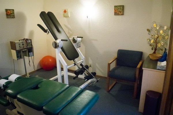 Room 1 for Teeter inversion table, exercises, treatment and more!