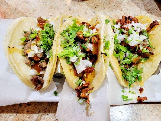 Carne Asada & AL Pastor tacos