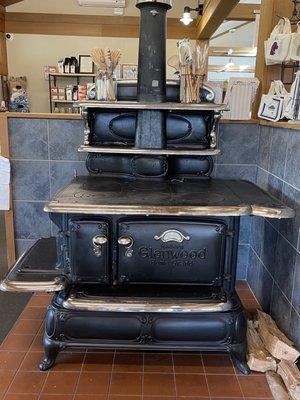 Antique Stove Inside the country store @ Verrill Farm in Concord MA.