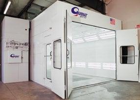 Garmat downdraft heated spray booth.