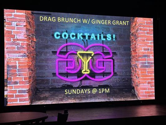 Drag brunch with Ginger Grant