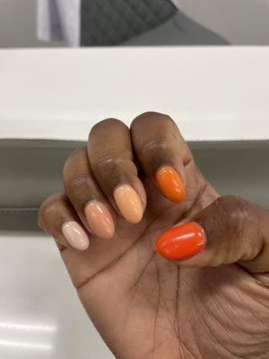 SNS natural nails $52