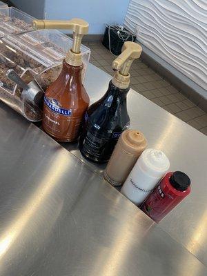 Sauce toppings