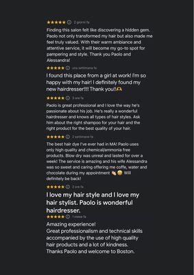 Our favorite reviews on Google  https://g.page/r/CTmqg8wfj-P0EBE/review