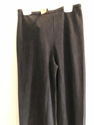 Black silk dress pants