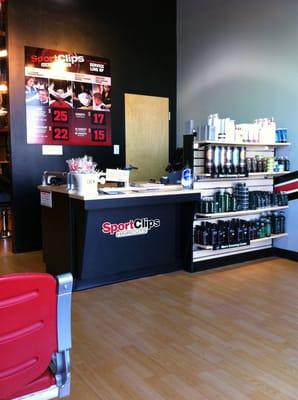 Sportclips on Montfort lobby