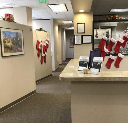 Glendale Dental Office Interior Front Desk