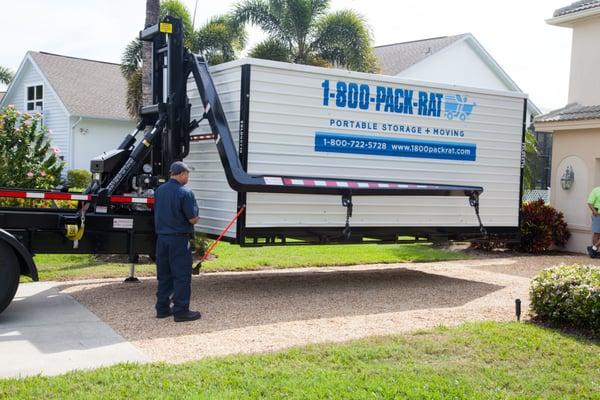 1-800-PACK-RAT is the simplest way to move or store your stuff in the Cincinnati area.