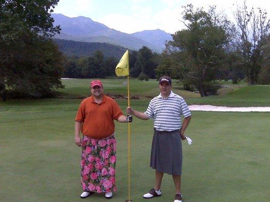 Part of Mt Mitchell golfing group.