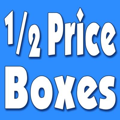 1/2 Price Boxes