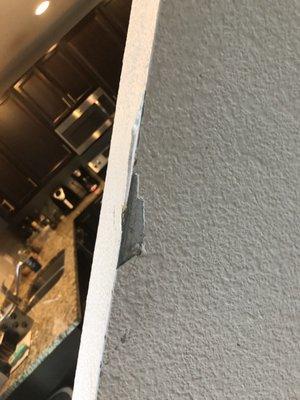 Drywall, metal stud