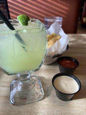 Lime Margarita ordered