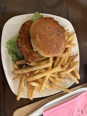 Fried Tenderloin Sandwich