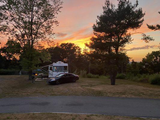 Our campsite at Black Bear Rv Park