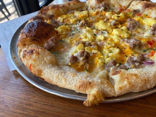 Breakfast Pizza - Available Saturday and Sunday