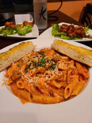 Spicy Penne with Sausage