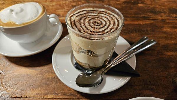 Tiramisu and Cappuccino