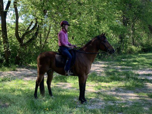 Trail riding!