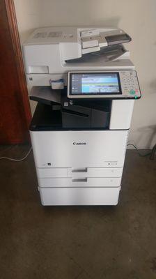 We Sell Copiers that can brows the web, scan to the cloud, and print on 12 x 18 size paper.
 call 281-493-0568 for information.