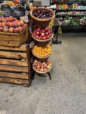 Fruit artfully displayed with TLC