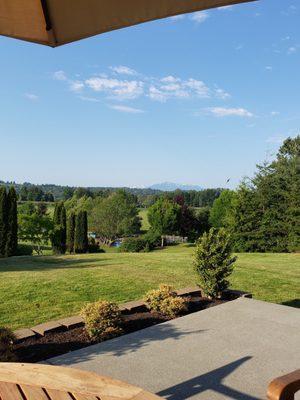 View from the terrace patio