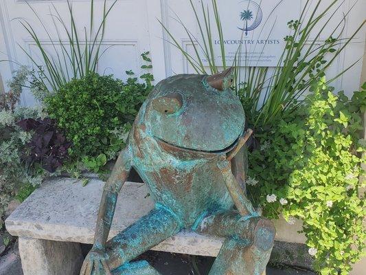 Gilbert frog | Lowcountry Artists | Charleston SC | 148 East Bay Street