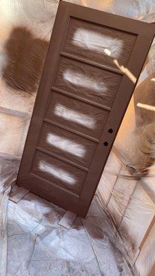 Profesional paint the front door !