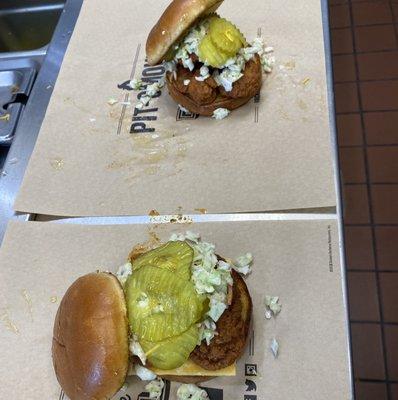 Fubar Hot Chicken Sanwich