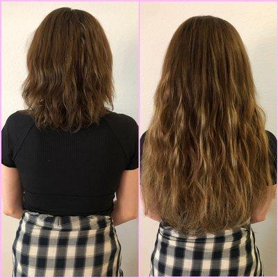 18" body wave Micro Bead Extensions! :))