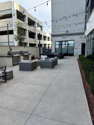 Outdoor seating area