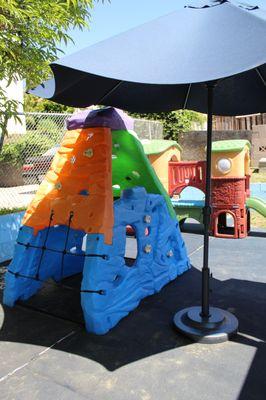 An outdoor climbing play set for our older children. *Adult supervision used at all times*