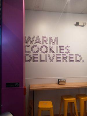 Warm cookies