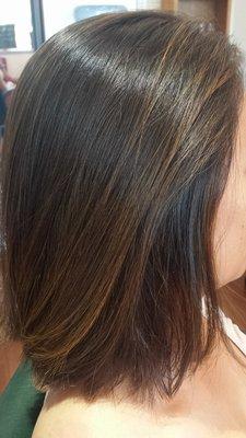 Subtle Balayage Highlights