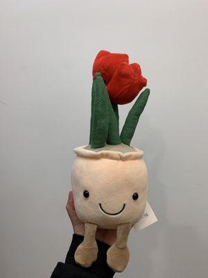 Red tulips plush $20