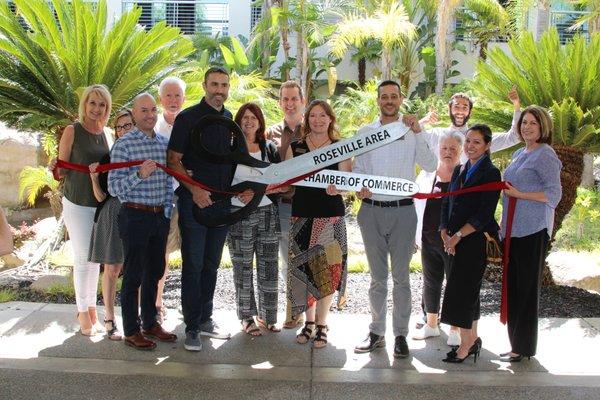 Ribbon Cutting with the Roseville Chamber