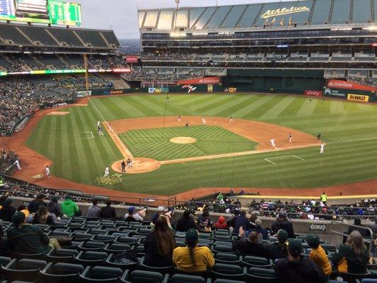 Amazing field view from window seat