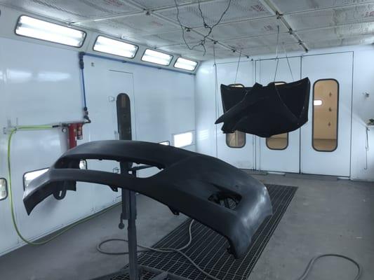 State of the art paint booth